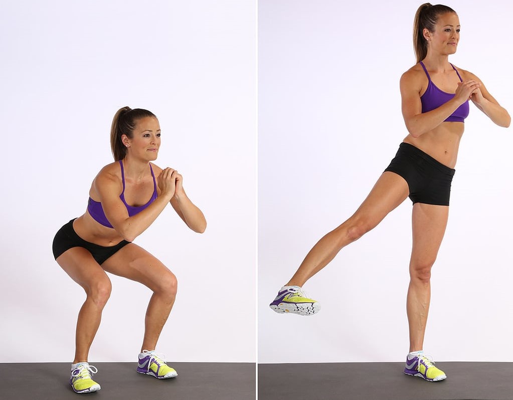 Squat Side Leg Lifts 